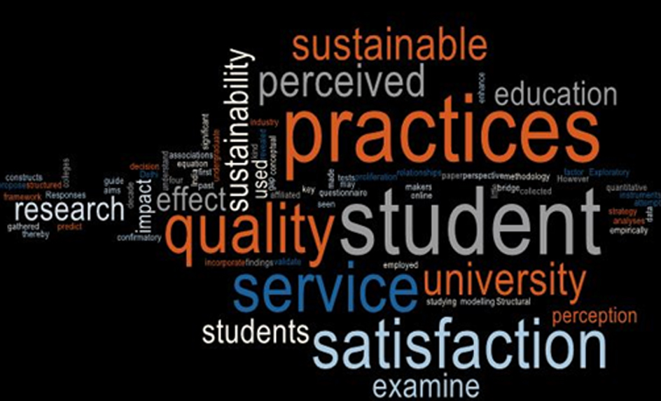 Influence of student-perceived service quality on sustainability practices of university and student satisfaction