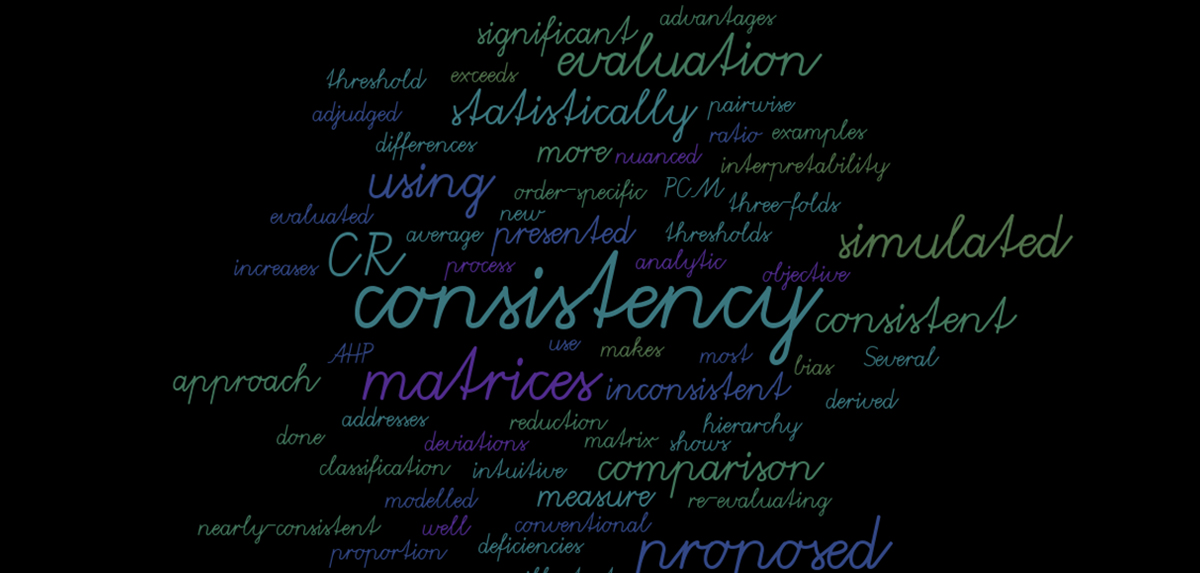 Consistency Re-Evaluation in Analytic Hierarchy Process Based on Simulated Consistent Matrices